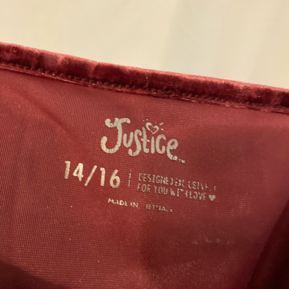 ✨💕JUSTICE💕✨ Velvet Tank - Picture 3 of 3